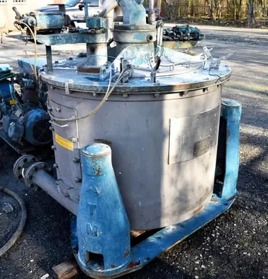 ATM/De Laval Mark III 36 x 20 solid basket centrifuge, 316SS.