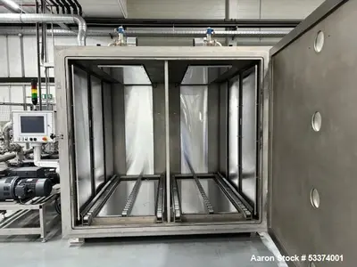 Unused Diener Vacuum Shelf Dryer – Nano-AL-PCCI | 445 Sq. Ft. | Full Vacuum | Stainless Contact | Pumps & Control | 2020