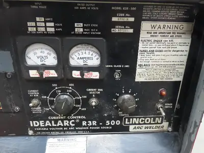 Lincoln 8794 M IDEALARC R3R 500 DC Arc Welding Power Souce Welder 230/460 3PH