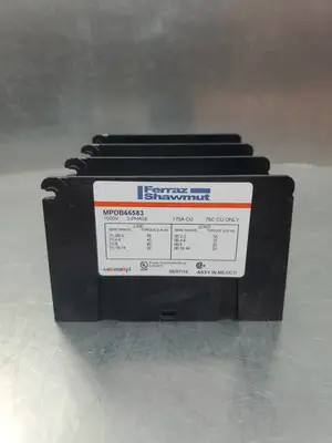 FERRAZ SHAWMUT MPDB66583 POWER DISTRIBUTION BLOCK, 1000V 3PH. 4C-31