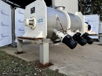 1,300L S/S Lodige Plough Shear Mixer Type FKM-2000-DSZ 55kw