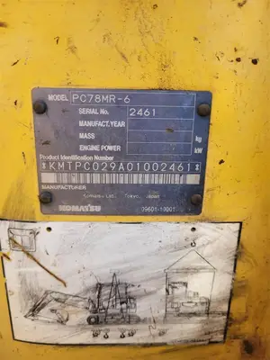 USED 2006 KOMATSU PC78MR-6