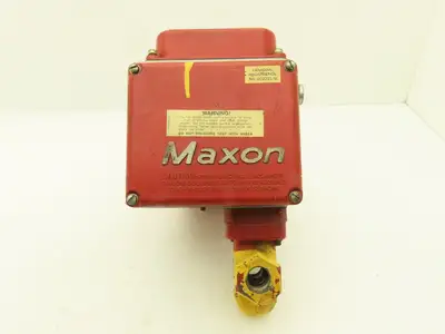 Maxon .75" STO-A 0 Natural Gas Shut Off Vent Valve 3/4"NPT 125PSI 115V
