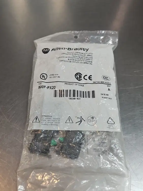 Used Allen Bradley 800F-PX20 Contact Blocks South Carolina US | Palmetto Automation #1159107