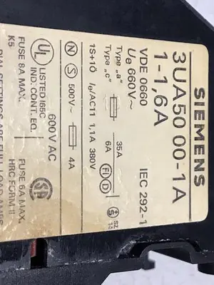 USED SIEMENS 3UA5000-1A