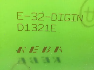USED KEBA E-32-DIGIN D1321E