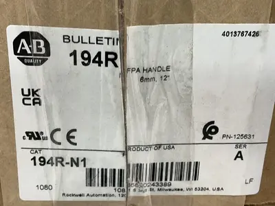 Used ALLENBRADLEY 194RN1 Switch Parts Ohio US | HGR 24 #1477967