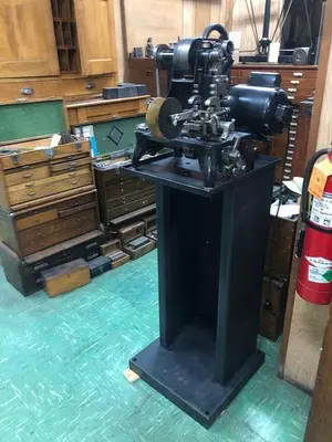 3398-385 Wm.H.Baker Antique Blanking Press with Mechanical Indexing Roll Feed – Circa 1890