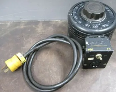 QTY. 1. VARIAC INPUT: 115 VOLTS. VARIABLE AC TRANS...