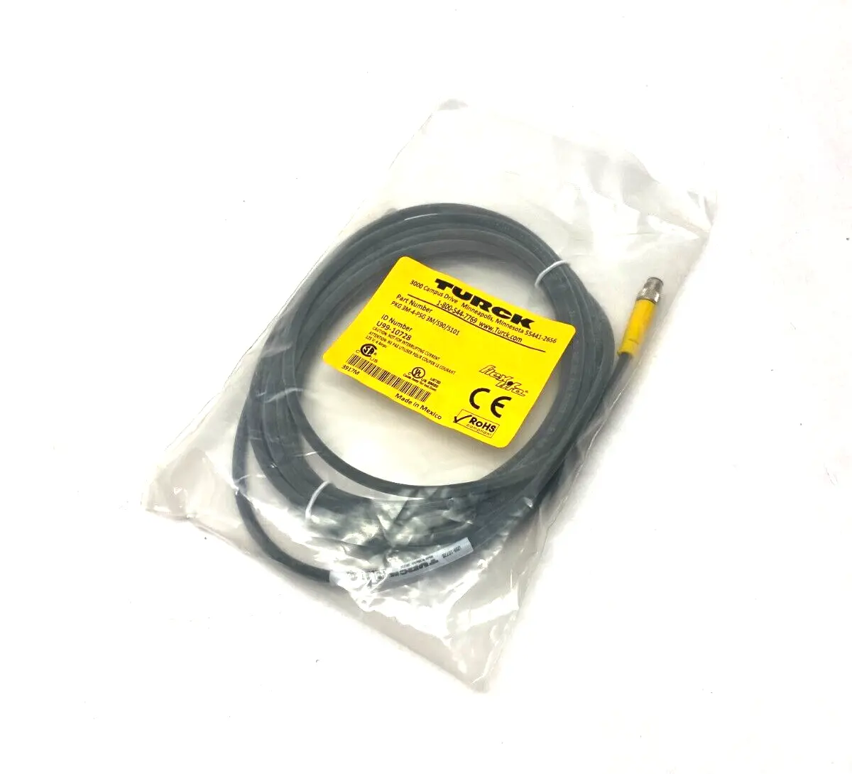 New | in-Stock Turck Flexlife Double Ended Cordset Connector Accessories Michigan US | Maverick Industrial Sales #1462929