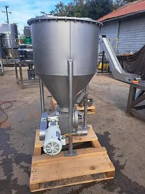 Filter, Receiving Hopper, Shick, 304 Stainless Steel, Airlock Valve, #5991160