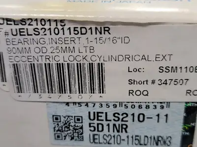 Ball Insert Bearing UELS210-115D1NR