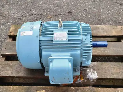 15 hp, 230/460 volts, 3525 rpm, 254T Electric Motor