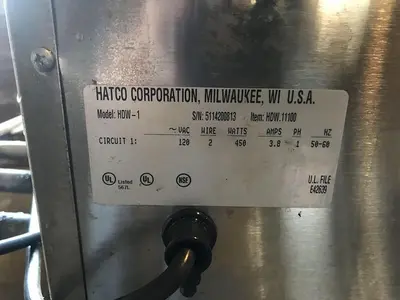 Hatco hot food warmer drawer