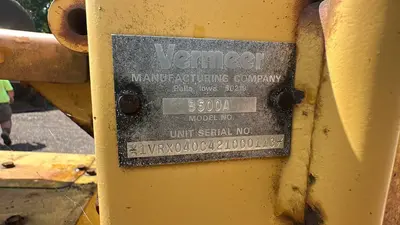Used 2002 VERMEER V3550A Trenchers Pennsylvania US | Proxy Equipment #1378452