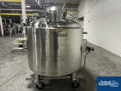 USED Precision 1,200 Liter Precision Stainless Reactor, 316L S/S, 45/100#