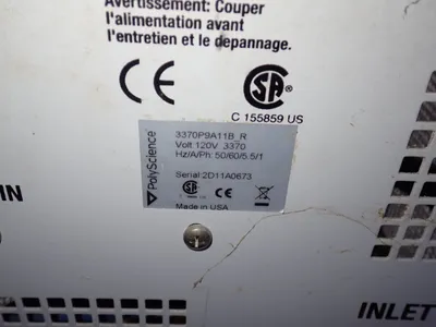 Used POLYSCIENCE 3370P9A11BR Misc Plastics Equipment Ohio US | HGR 24 #938066