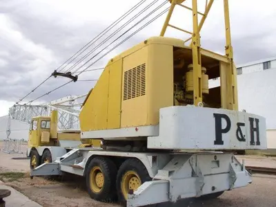 80 Ton P & H Model 775A-TC Truck Crane; 125 ft Lattice Boom (tube type); Twin Diesels; 4 Axle, $8,000