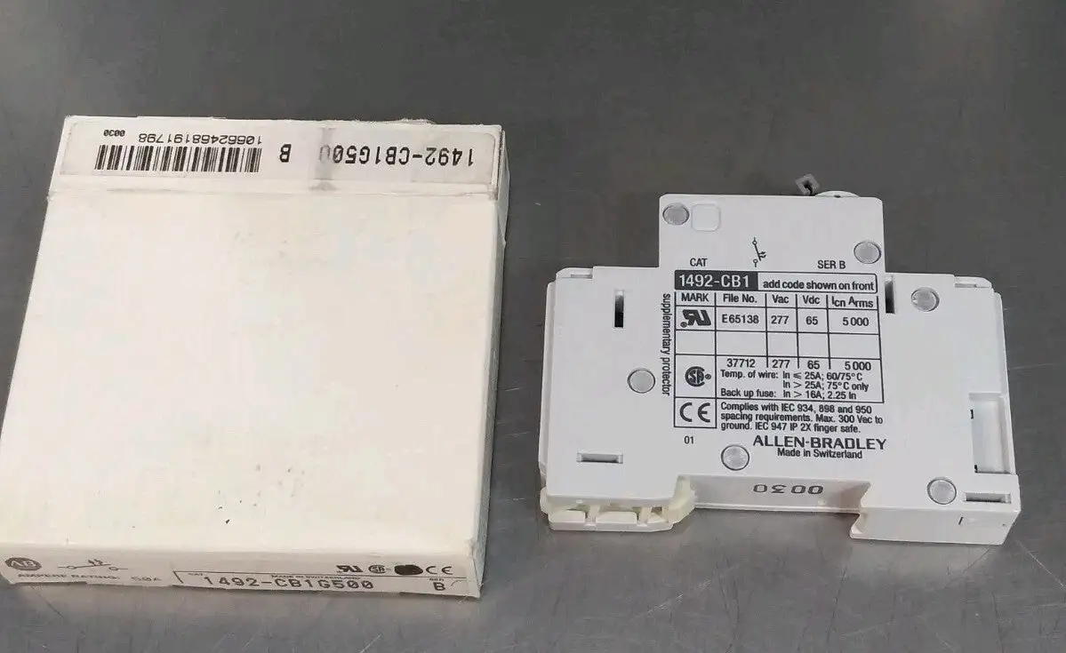 Allen-Bradley 1492-CB1-G500 SerB 50A Circuit Breaker Loc4D8