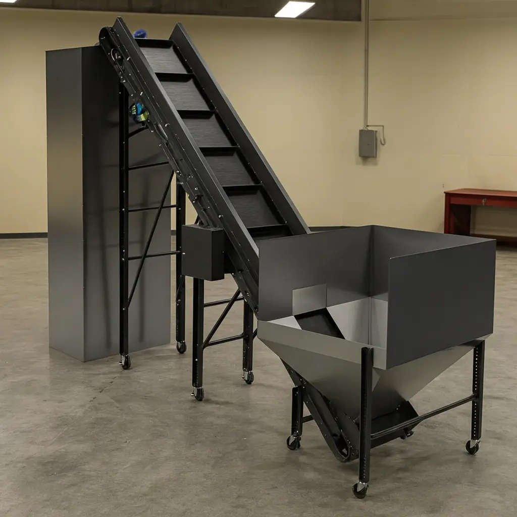 36"x20' New Flat Rubber Belt Conveyor