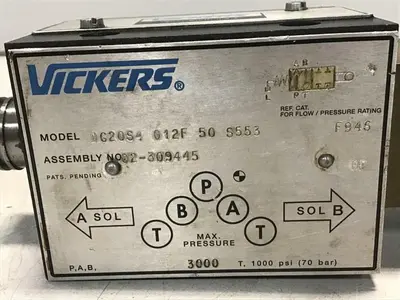 USED VICKERS DG20S4 012F 50 S553