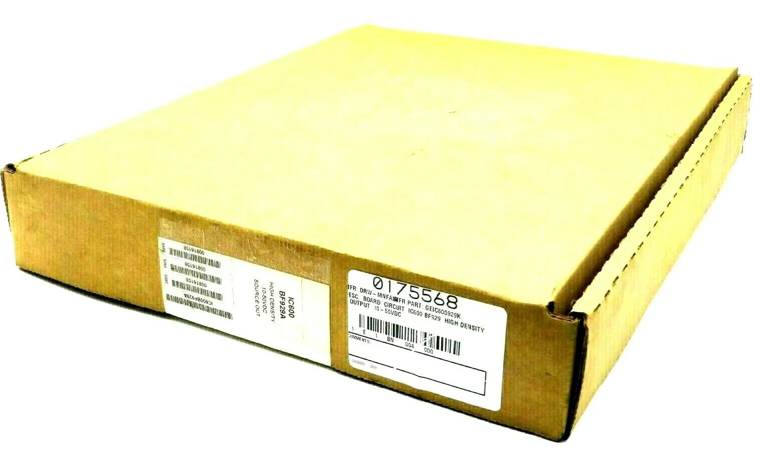 NEW GE FANUC IC600BF929 HIGH DENSITY CIRCUIT BOARD 10-50VDC IC600BF929A