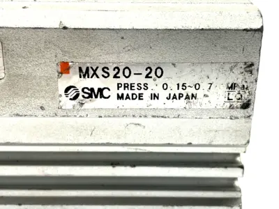 MXS20-20AS | SMC  Precision Slide Table 20mm Bore 20mm Stroke - Used