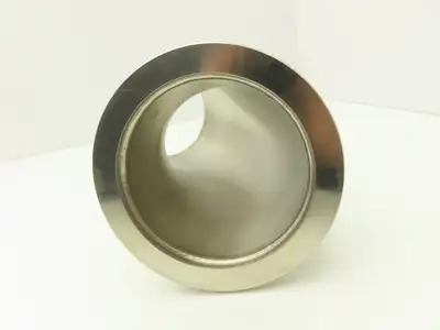 Pfeiffer 2KL-ISO-100-OF ISO-K 45 Radius Elbow Flanges W/Tangents 4" Tube 304 SS
