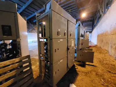 4160 Volts, Series 81000 Two-Column Motor Control Center (MCC) Section