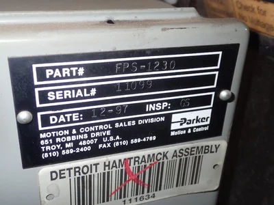 10 HP Parker Hyd. Unit