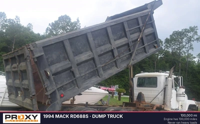 Used 1994 MACK RD688S Dump trucks Florida US | Proxy Equipment #1378345