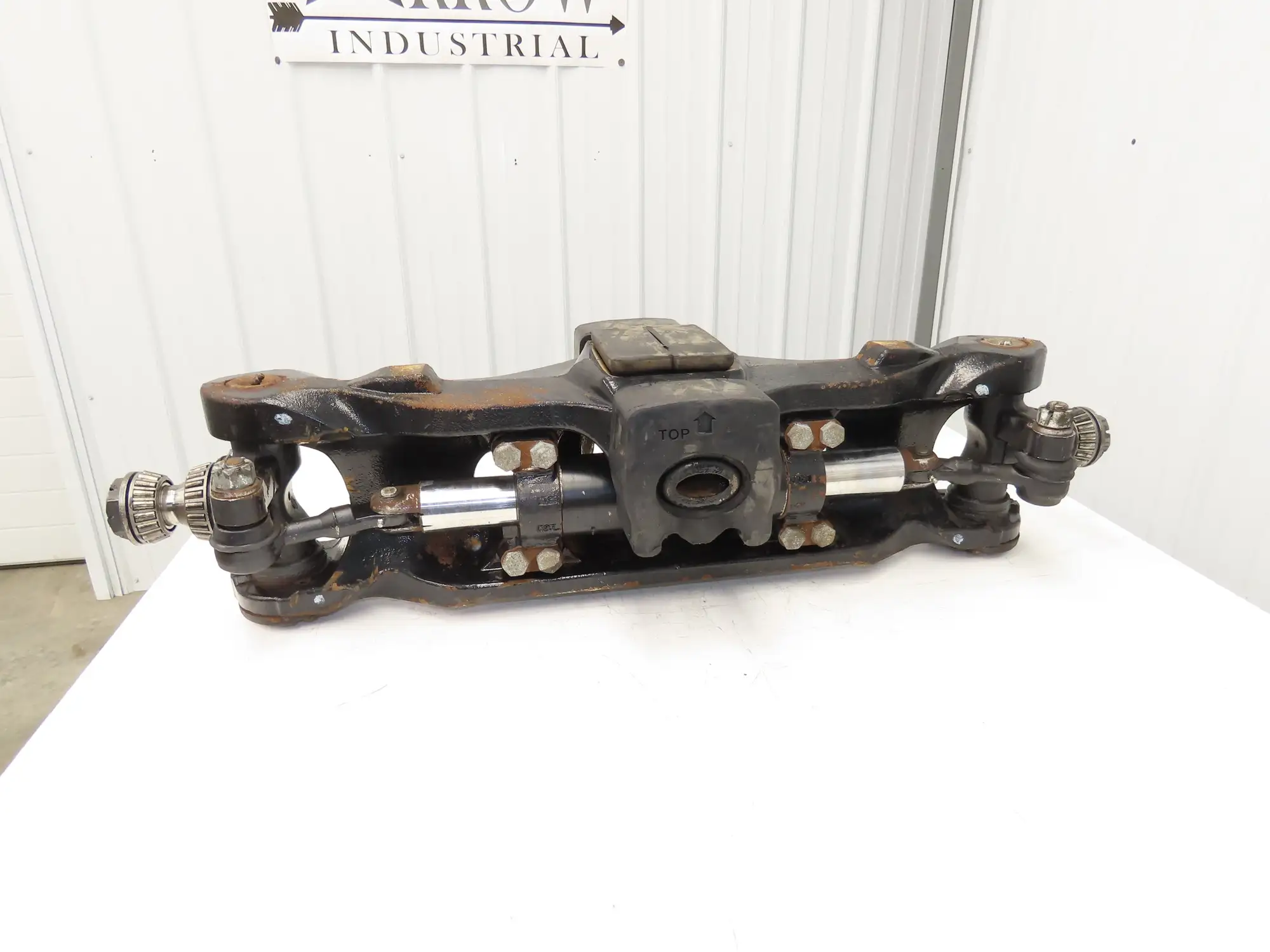 Hyster E100XN Forklift Rear Axle Dual Hydraulic Steering Assembly 8527474