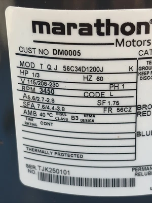 NEW Marathon 56C34D1200J