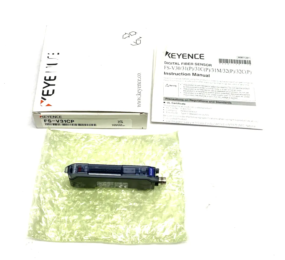 New | in-Stock KEYENCE Digital Fiber Optic Amplifier Main Unit, M8 Connector Type PLC Processors Michigan US | Maverick Industrial Sales #1438820