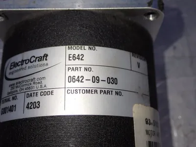 Used ELECTROCRAFT E642 / 064209030 Motors (misc) Ohio US | HGR 24 #784373