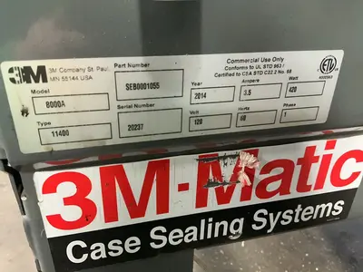 Used 2014 3M 8000A Miscellaneous Packaging Equipment Ohio US | HGR 24 #1548040