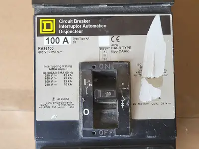 USED SQUARE D KA36100