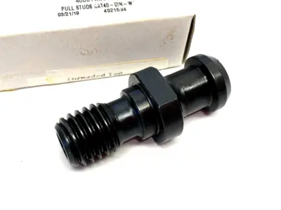 USED PARLEC PULL STUD RETENTION KNOB CAT40 5/8-11 THREAD, 75 ° ANGLE RADIUS