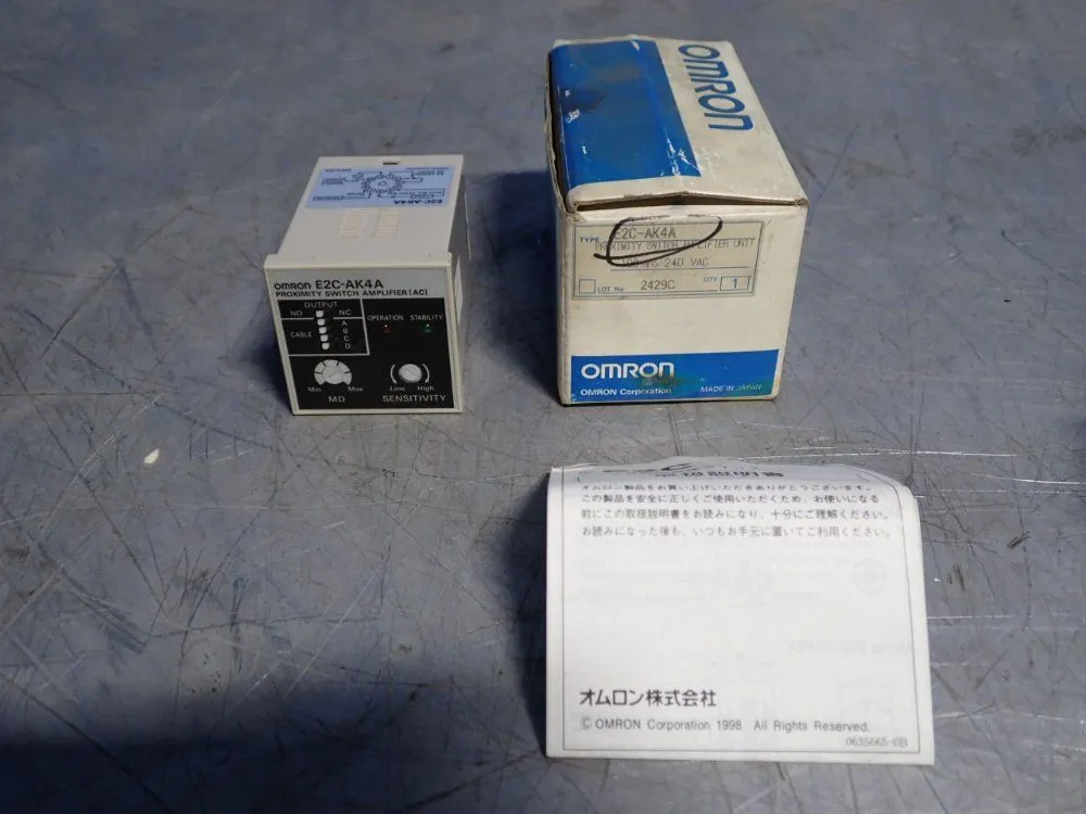 Used OMRON E2CAK4A Relays & Switches | HGR 24 #739069