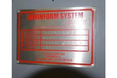 USED 1998 LAMNIFORM LAMINATING STATIO THERMOLAM