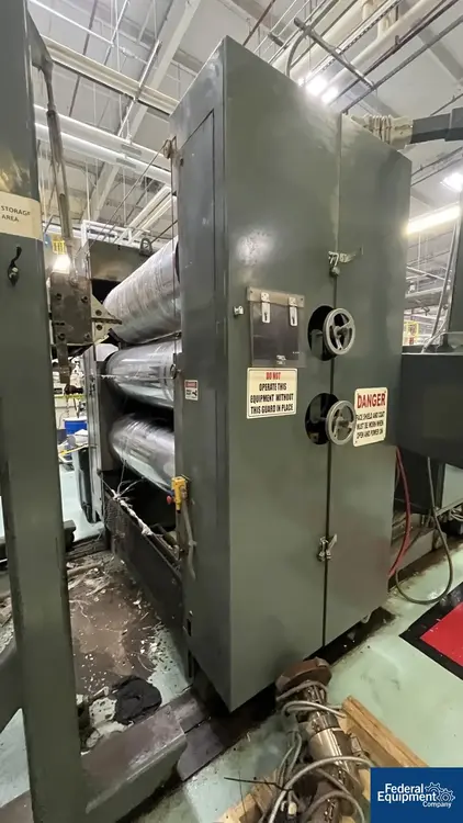 Used Battenfeld Gloucester 60" Battenfeld Gloucester Three-Roll Vertical Sheet Stack – Model 2000 Sheet Downstream Ohio US | Federal Equipment Company #131075