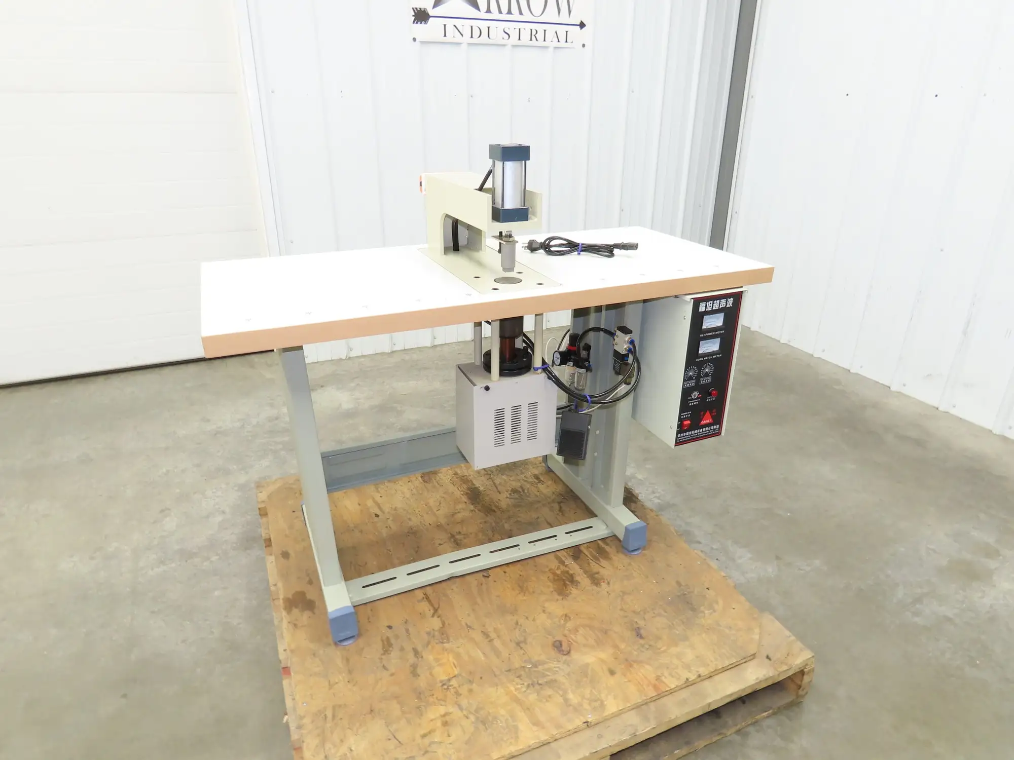 Changzhou JT-50-Q Ultrasonic Welding Sewing Head Unit Press 18x20mm Foot 220V