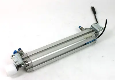 Festo ADVU-16-130-A-P-A Pneumatic Cylinder, 16mm Piston Diameter, 130mm Stroke