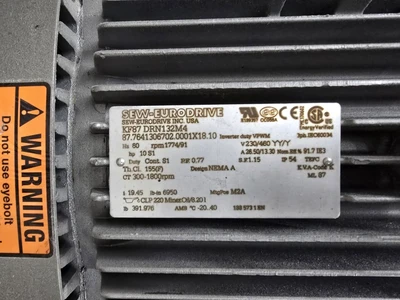 Maag EX50-6-GU Melt Pump, 10 HP, With Control Panel