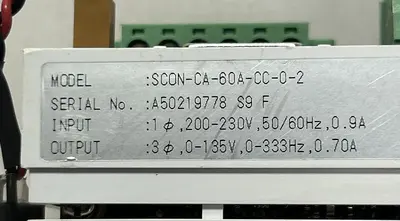 USED IAI SCON-CA-60A-CC-0-2