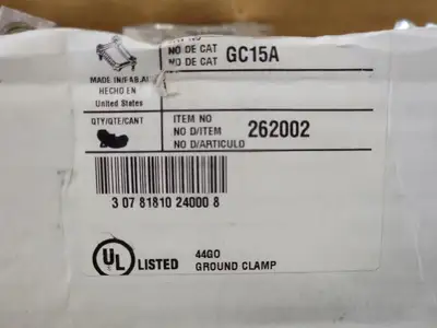 NEW BURNDY GC15A