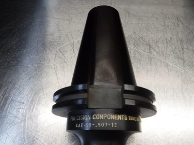 Precision Components CAT50 1/2" Endmill Holder 12" Pro CAT-50-.500-12 (LOC421)
