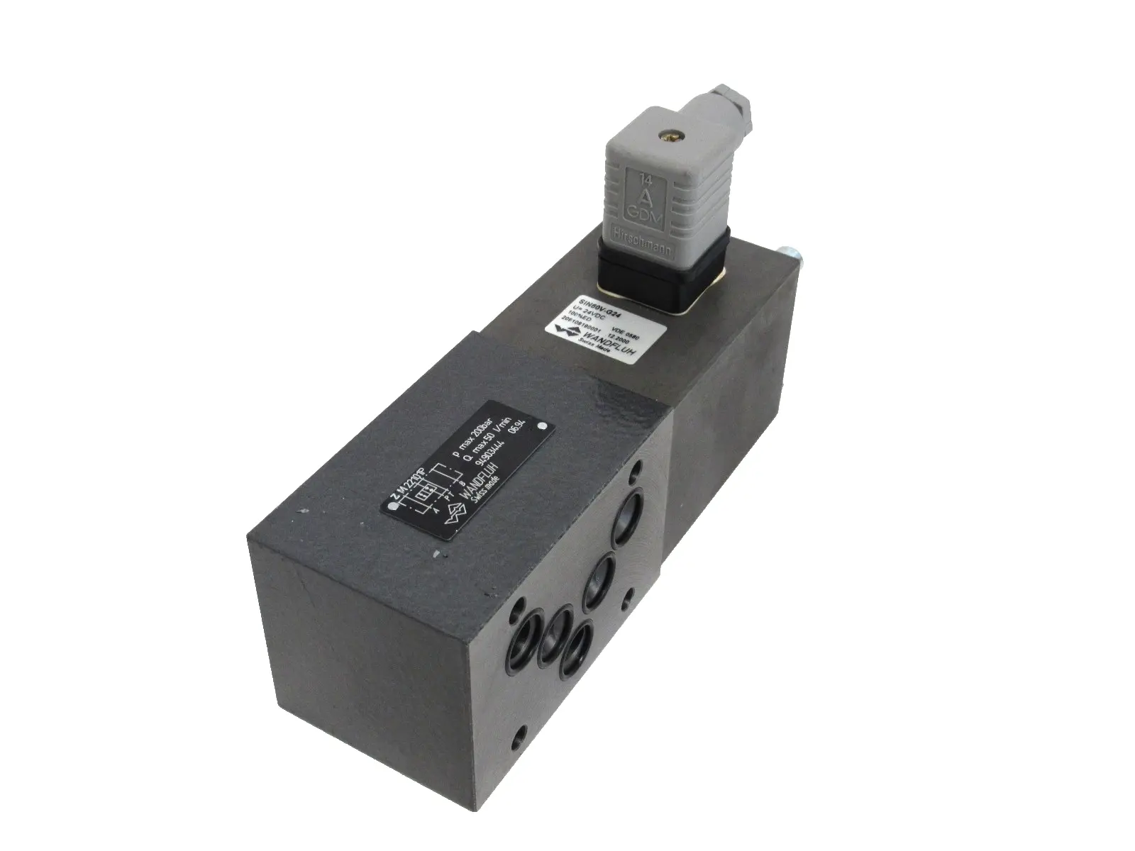 NEW WANDFLUH ZM22101P-595C SOLENOID VALVE VALVE SIN60V-G24 ZM22101P595C