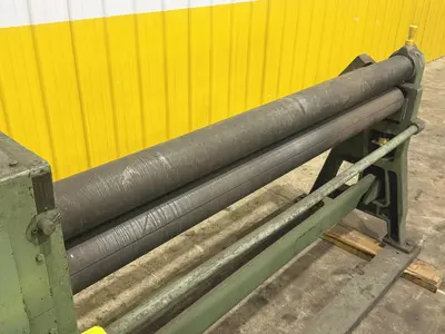 72" X 10 GAUGE BERTSCH MOTORIZED PLATE ROLL 5.5" ROLLS: YOBRO #24744
