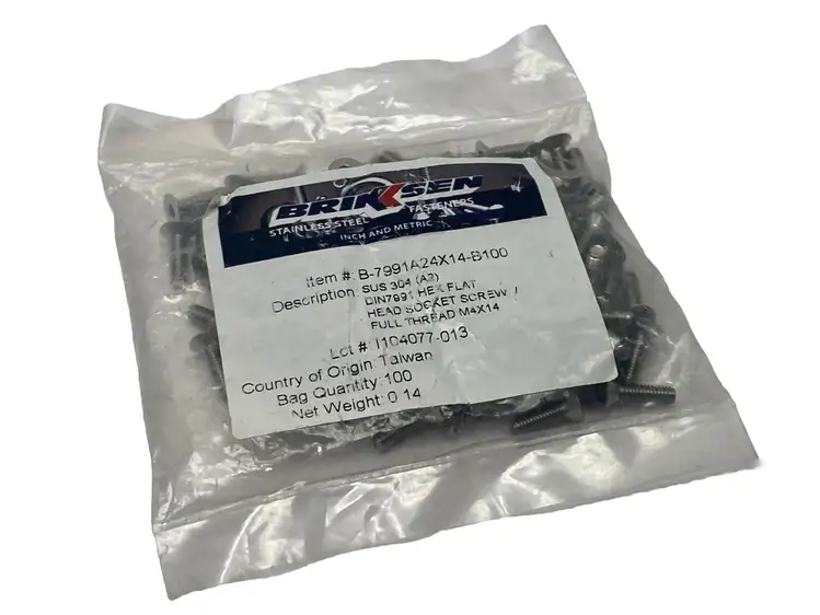 New | in-Stock BRIKKSEN B-7991A24X14-B100 Nuts & Screws | Maverick Industrial Sales #1108738